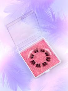 Homaylash 1box Full False Lashes Segmented Cross Volumized Fake Eyelashes Lash Clusters, Eyelash Clusters, Individual Eyelashes, Lashes, Fake Lashes - Black - View 5
