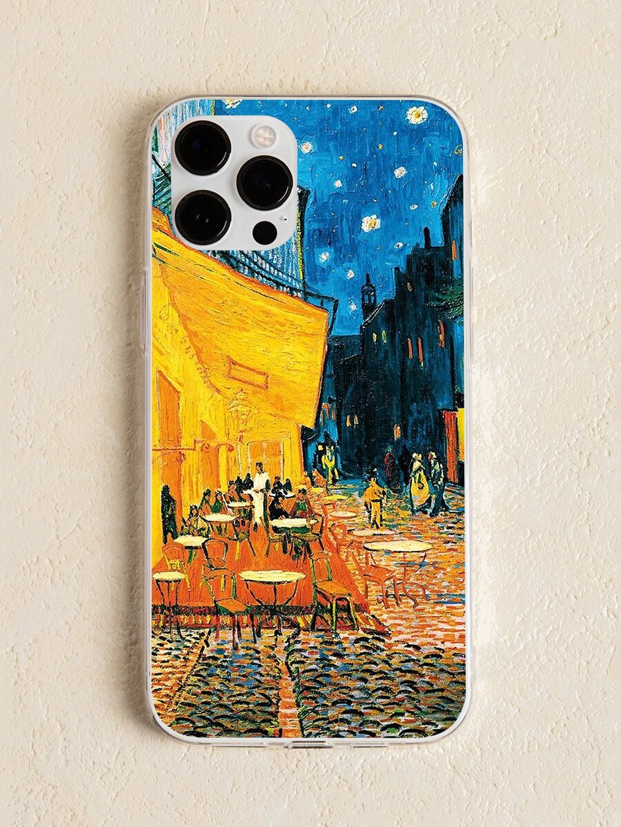 油画时尚设计手机壳日常使用