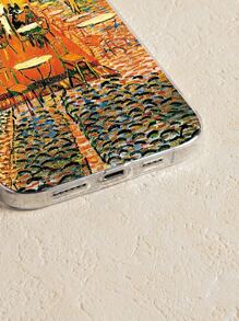 油画时尚设计手机壳日常使用