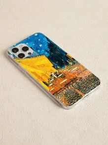 油画时尚设计手机壳日常使用