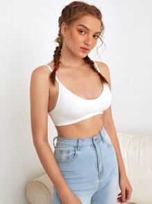 Ocili حمالة صدر بلا درز بلون موحد - أبيض - مشاهدة 3