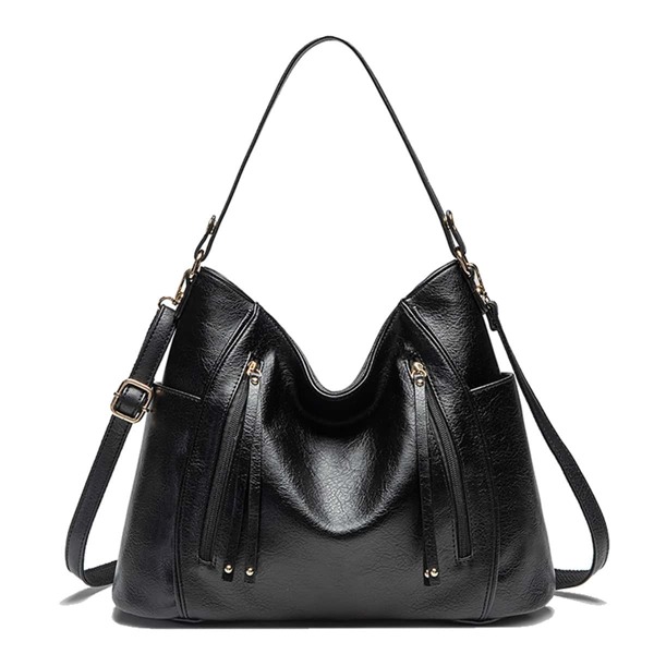 

Minimalist Large Capacity Square Bag, Black