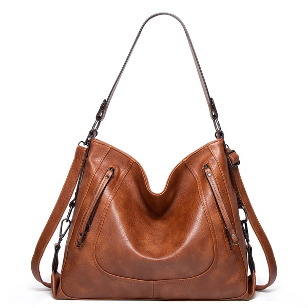 

Minimalist Large Capacity Square Bag, Brown