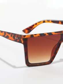 1/3 Pairs Y2K Retro Unisex Sunglasses, Fashionable Eyewear Suitable For Family Outings, Travel, Festival Wear, Sports, Driving, Beach, Electronic Music Festivals, Summer Accessories, Vacations, UV Protection, Golf, Hiking, Elegant Styling, Street Fashion, Sports, Parties, Fishing, Outdoor Activities, Holidays For Summer Beach Vacation, Outdoor, Travel - Brown - View 3