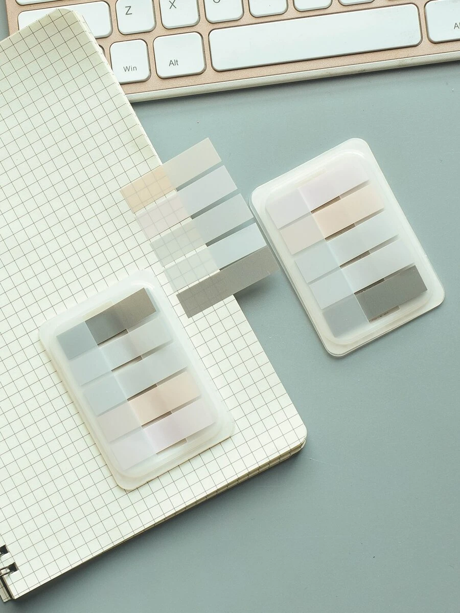 New Color Self Adhesive Memo Pad Sticky Notes Bookmark Sticky Note Marker Memo Sticker Paper Office School Supplies - Multicolor - View 1