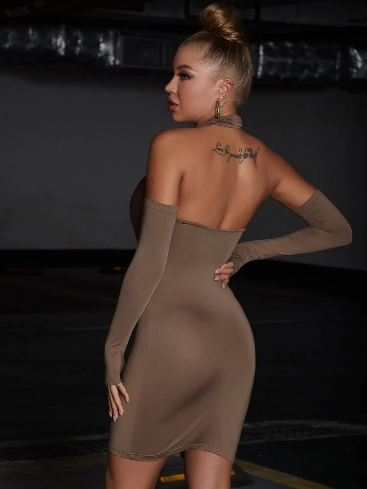 thumb hole bodycon dress Our Plus Letter Graphic Thumb Hole Bodycon Dress is such a vibe