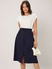 MOTF PREMIUM 亚麻蝙蝠袖上衣 - 白色 - 查看 6