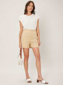 MOTF PREMIUM 亚麻蝙蝠袖上衣 - 白色 - 查看 8