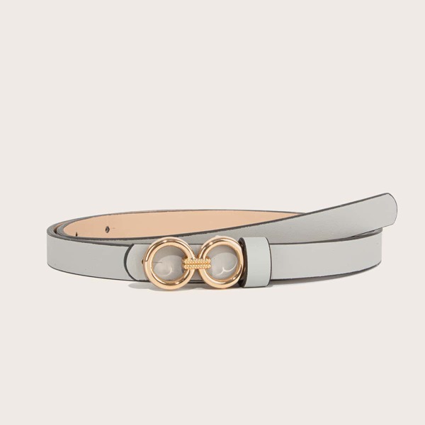 

Round Decor Belt, Grey