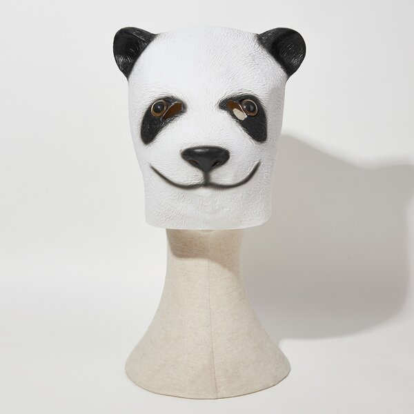 

Panda Head Costume, Black and white