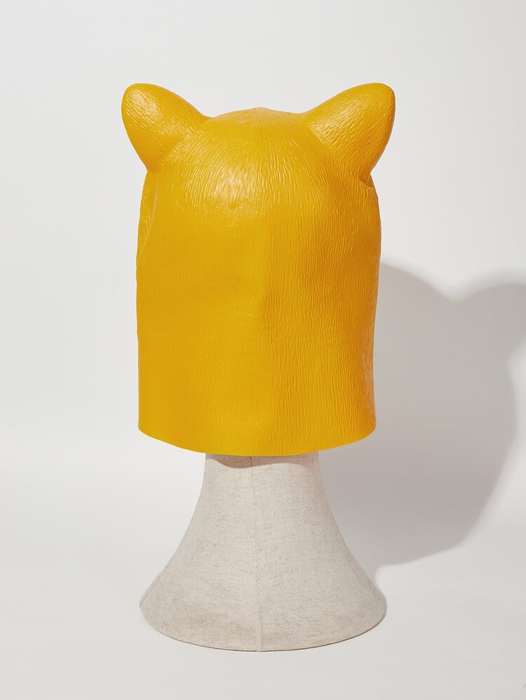 Disfraz perro cabeza - Amarillo - Añade 2