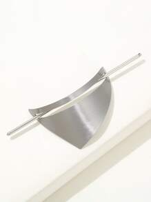 幾何髮拖鞋帶棒 - 銀色 - 查看 4