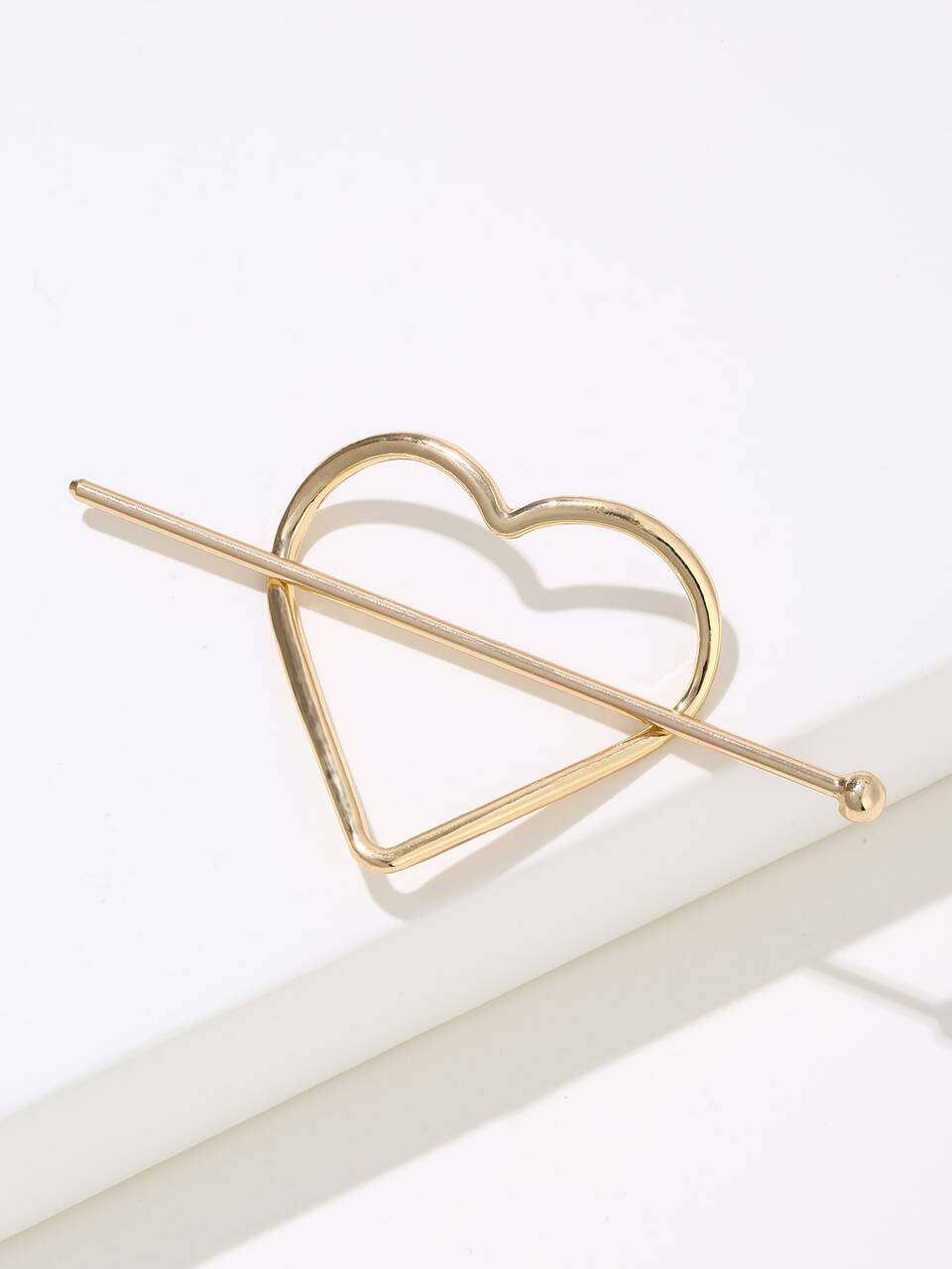 Heart Decor HairPin Hair Clip Street Valentines Hair Bun Maker Bun Hair Piece Hair Styling Pins