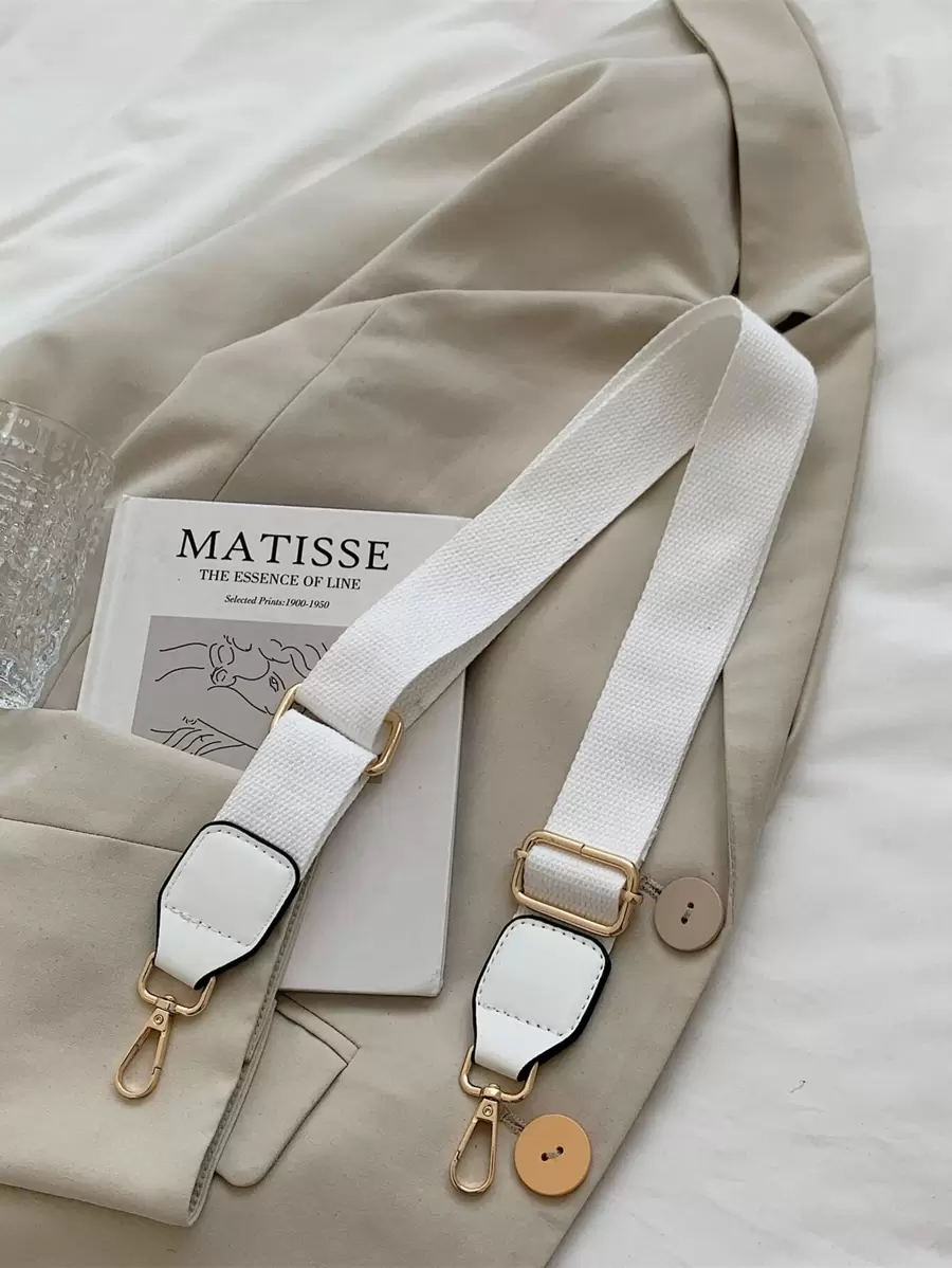 CONTAINEVERY Khóa Chắc Chắn Dây Đeo Túi Phụ Kiện DIY Phụ Kiện Dây Đeo Vai Thay Thế Có Thể Điều Chỉnh Thời Trang Bền Đẹp - trắng - Xem 1