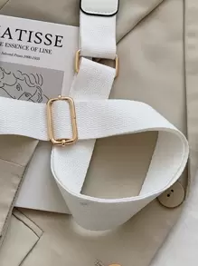 CONTAINEVERY Khóa Chắc Chắn Dây Đeo Túi Phụ Kiện DIY Phụ Kiện Dây Đeo Vai Thay Thế Có Thể Điều Chỉnh Thời Trang Bền Đẹp - trắng - Xem 4