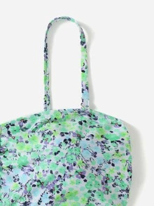 Floral V Wired Bikini For Summer Beach - Multicolor - View 3