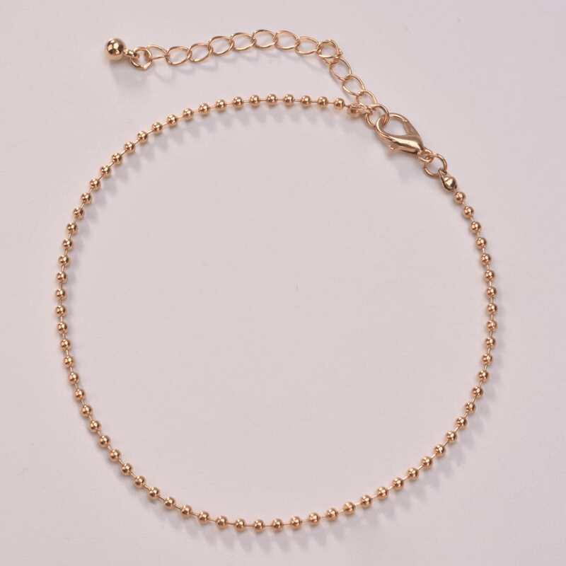 

Minimalist Chain Anklet, Gold