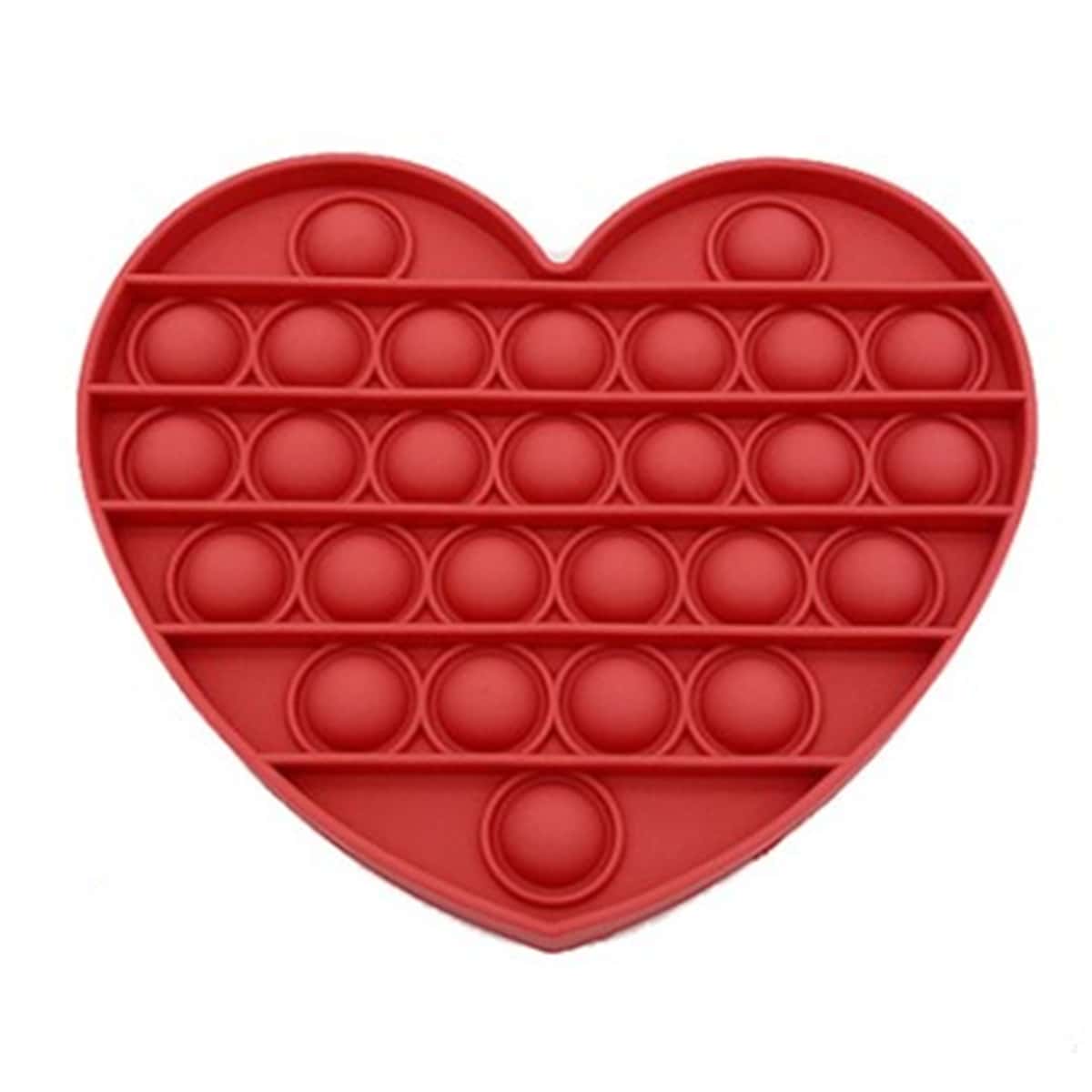 

1pc Random Heart Push Pop Bubble, Multicolor