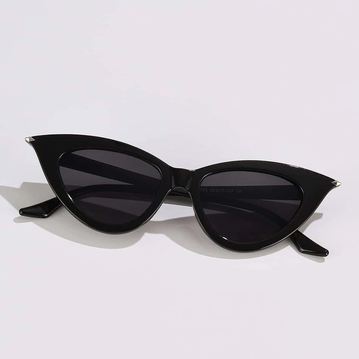 

Cat Eye Frame Sunglasses, Black