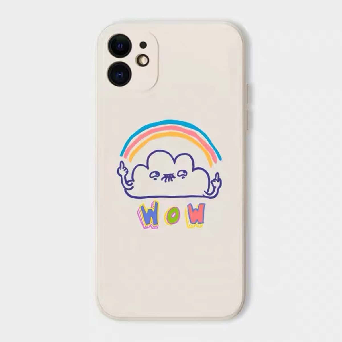 

Cartoon Graphic Phone Case, Multicolor