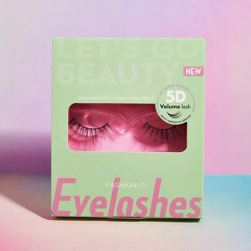 

3pairs Volumized Fake Eyelashes, Black