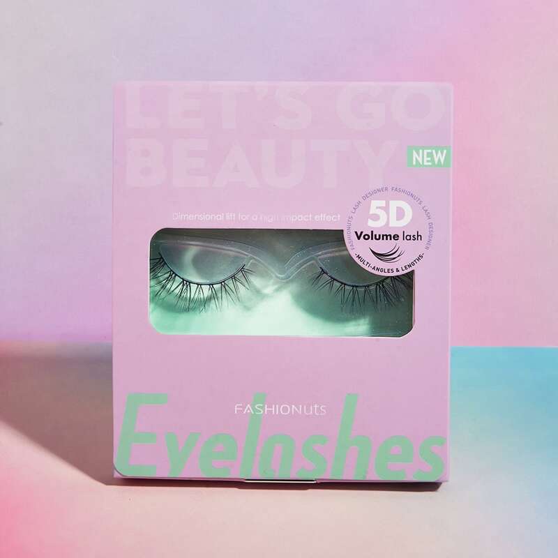 

3pairs Volumized Fake Eyelashes, Black