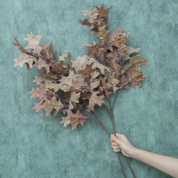

1branch Artificial Leaf, Chocolate brown
