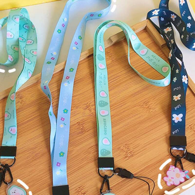 

1pc Random Pattern Lanyard, Multicolor