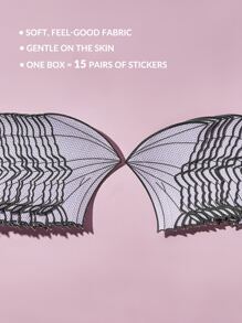 SHEGLAM So Long Fallout 蝴蝶眼影貼紙眼線睫毛膏簡易眼妝模板印章美容工具 品牌 美容 化妝 化妝品 適合女性與女孩 完美搭配夏季春季 Y2K 時尚 流行 生日 母親節禮物 假期 派對準備就緒 最佳顏色 - 蝴蝶型 - 查看 2