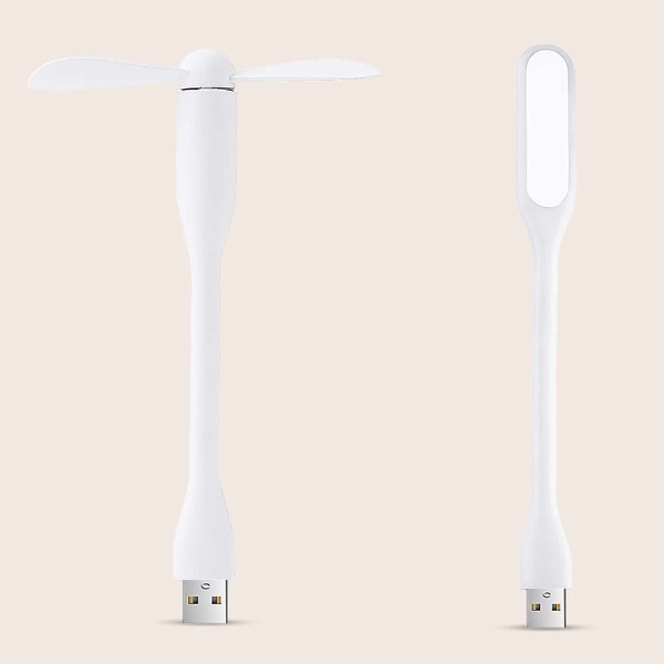 

Маленький USB-вентилятор с лампой LED, Белый