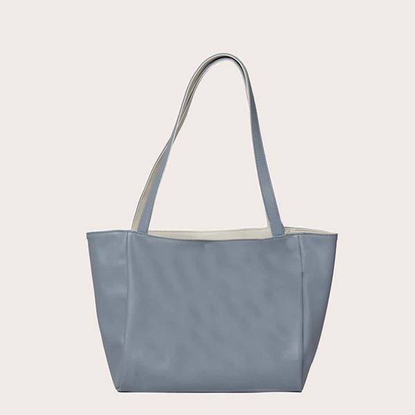 

Minimalist Large Capacity Shoulder Tote Bag, Blue