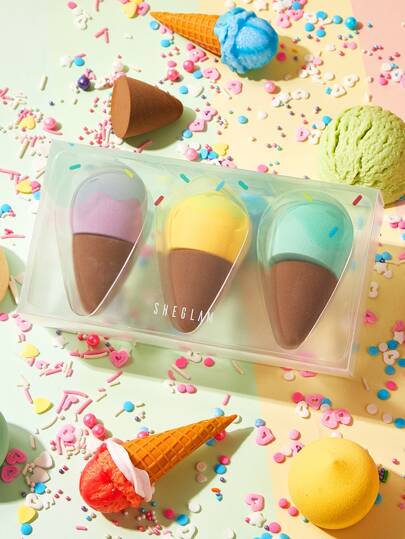 SHEGLAM 6pcs Triple Scoop Makeup Sponge Set