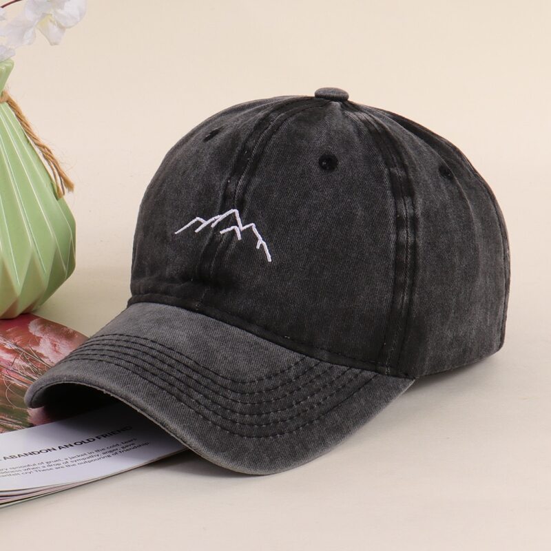 

Guys Graphic Embroidery Baseball Cap, Black