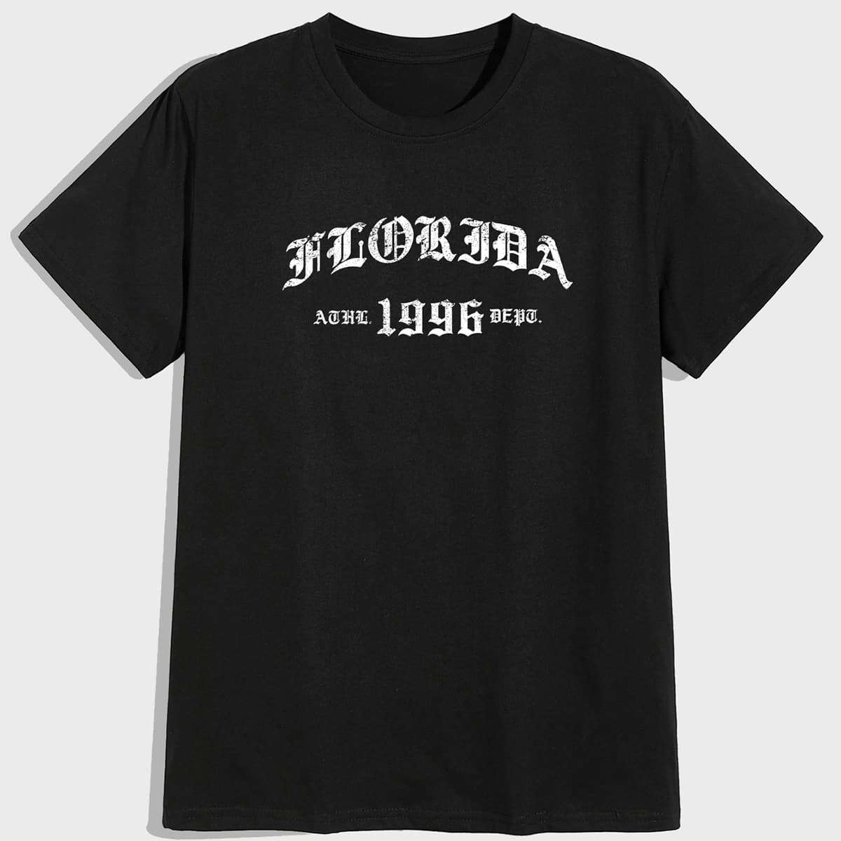 

Guys Letter Graphic Tee, Black