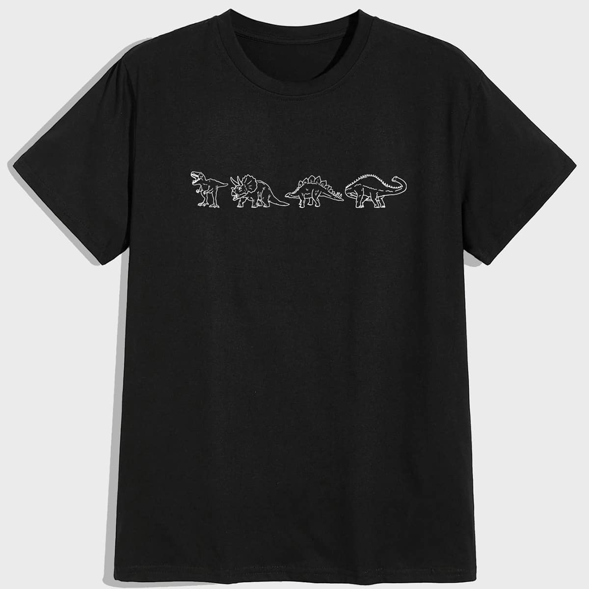

Guys Cartoon Graphic Tee, Black