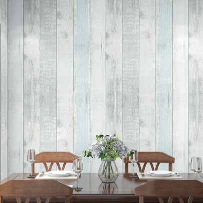 1pc Wooden Pattern Wall Paper