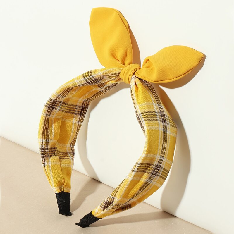 

Bow Decor Headband, Yellow