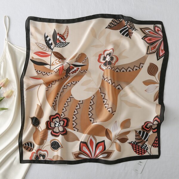 

Flower Print Bandana, Multicolor