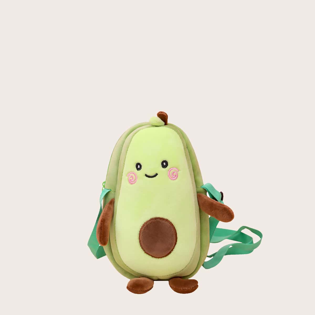 

Cartoon Shaped Crossbody Bag, Green