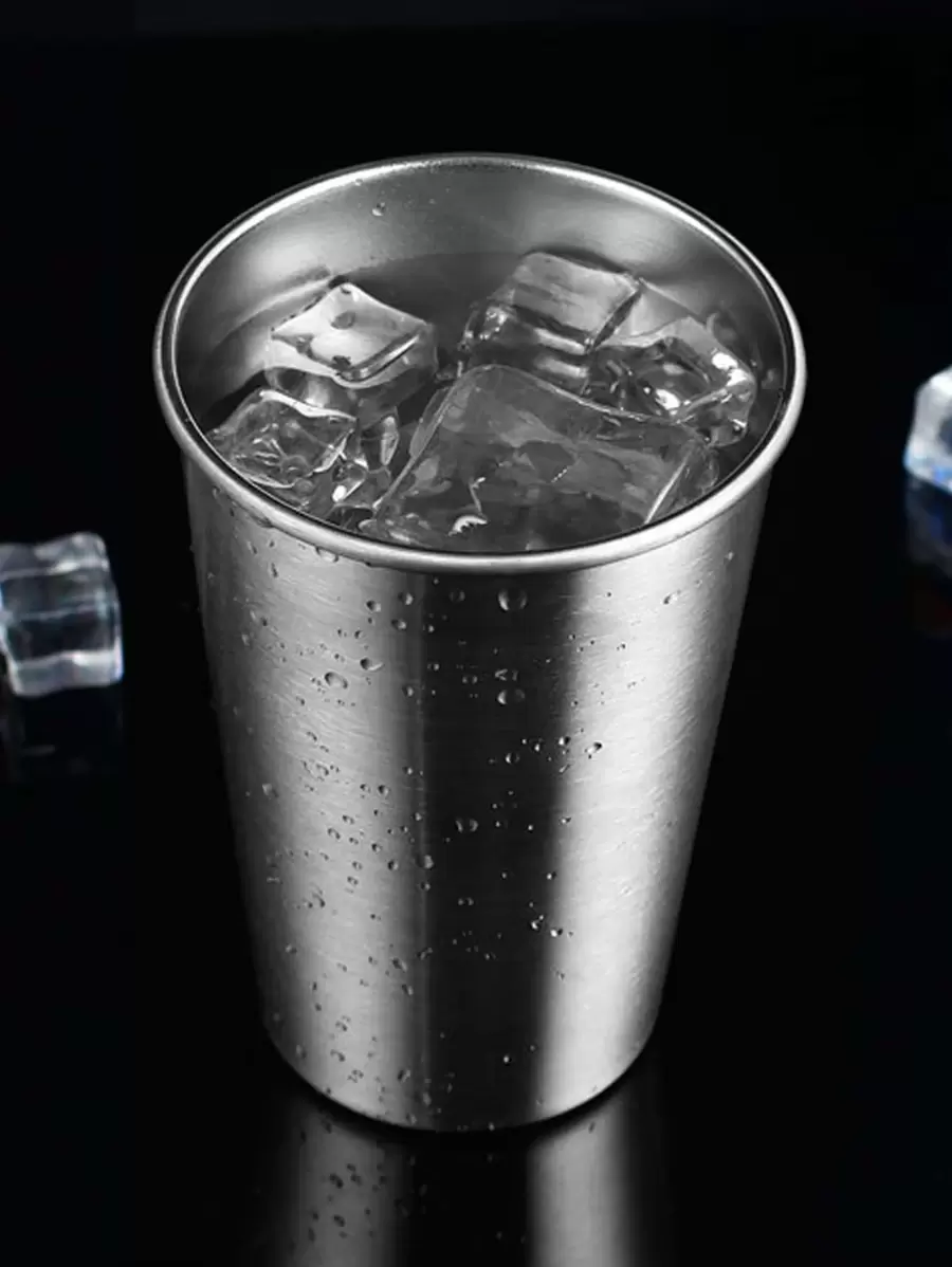 1入組不銹鋼杯子 - 銀色 - 查看 1