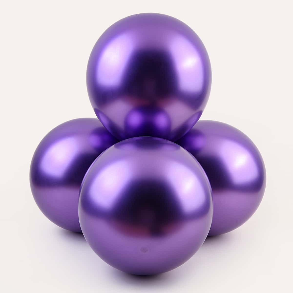 

25pcs Solid Color Decoration Balloon, Purple