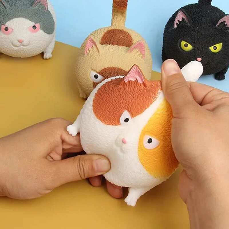 

1pc Random Cat Pinch Toy, Multicolor