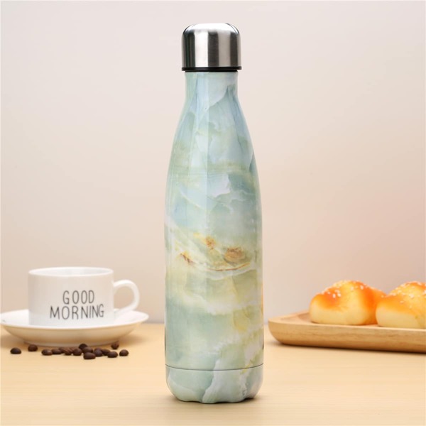 

Marble Pattern Travel Mug, Mint green