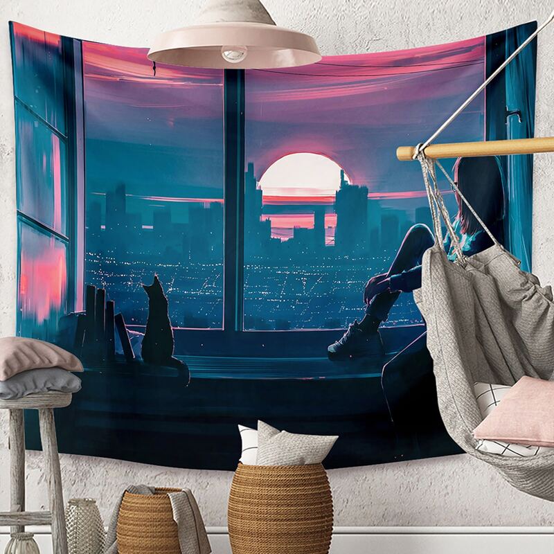 

Figure Graphic Tapestry, Multicolor