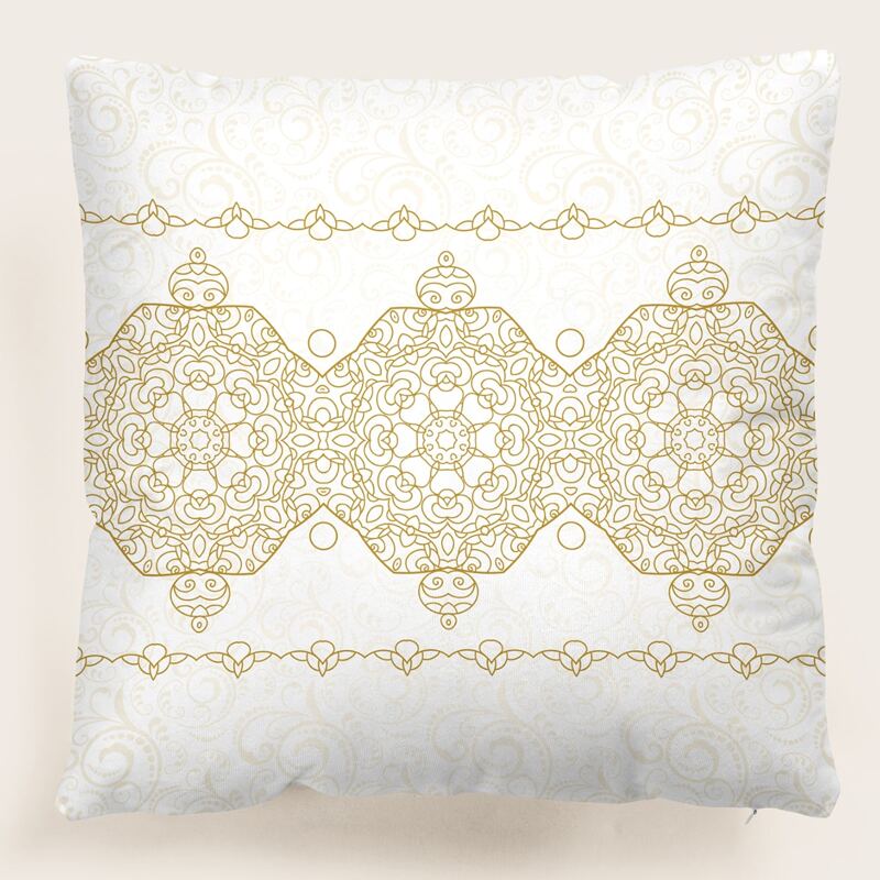 

Graphic Print Cushion Cover Without Filler, Multicolor