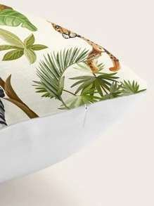 Animal Print Cushion Cover Without Filler, Throw Pillow Case, Pillow Insert Not Include, For Sofa, Living Room - Multicolor - View 2