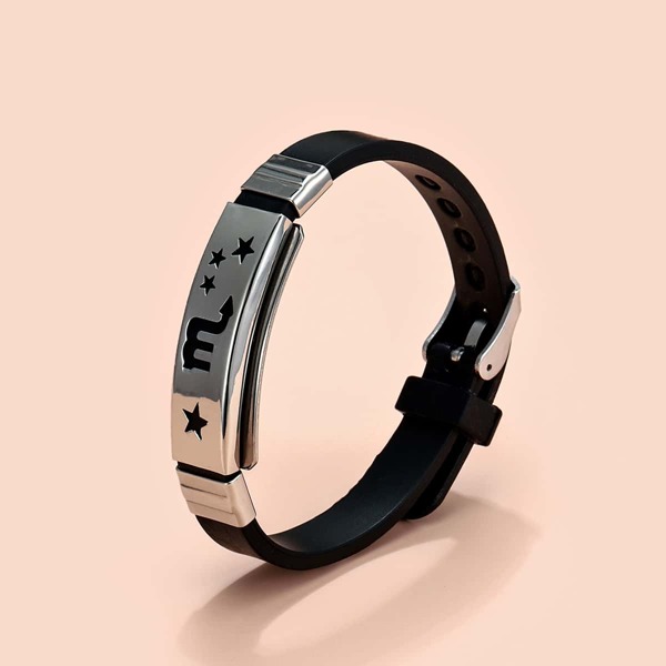 

Stainless Steel Decor Bracelet, Multicolor