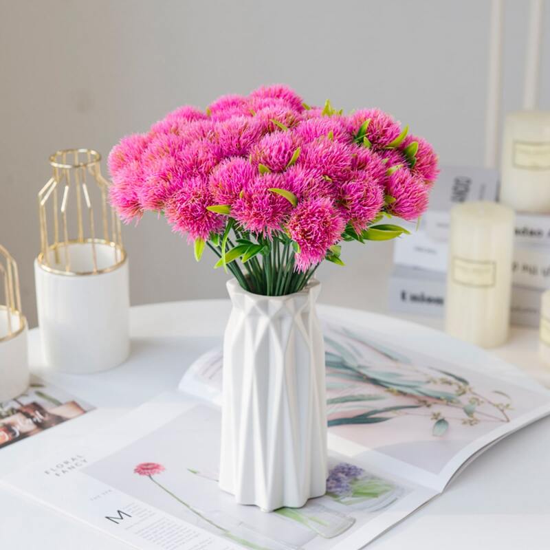 

5pcs Artificial Flower, Hot pink