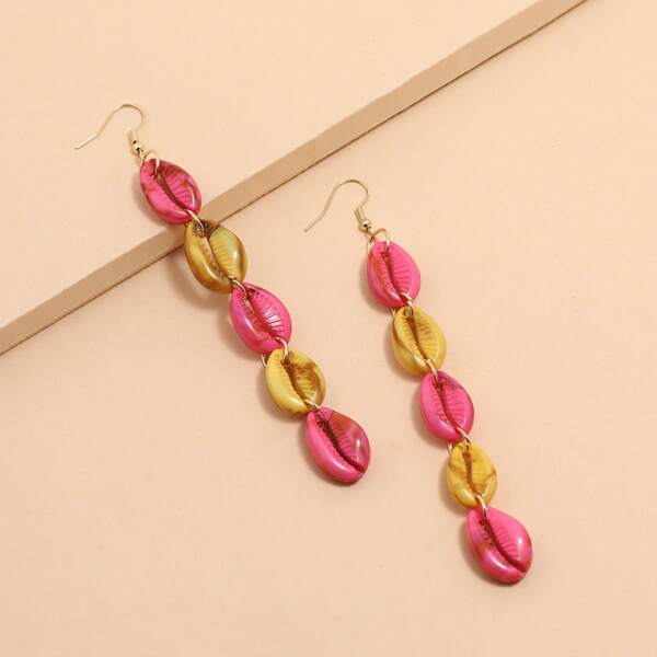 

Shell Drop Earrings, Multicolor