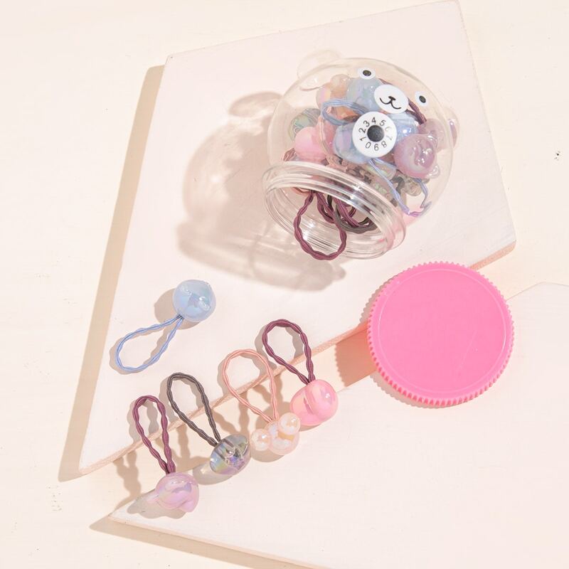 

20pcs Cartoon Hair Tie, Multicolor